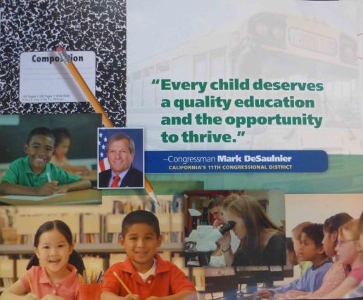 Flyer from Congressman Mark DeSaulnier