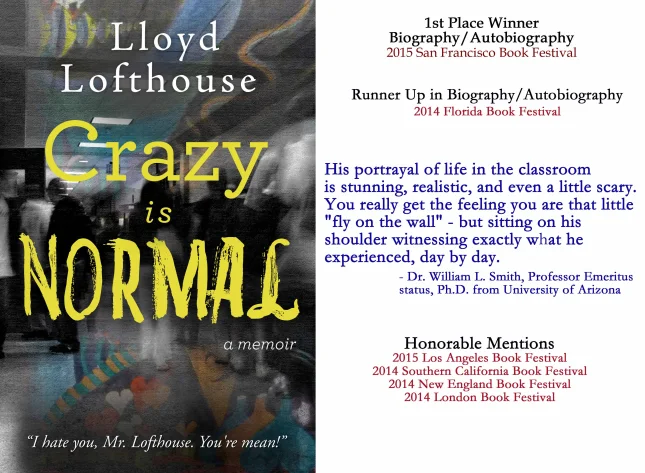 Crazy is Normal promotional image with blurbs